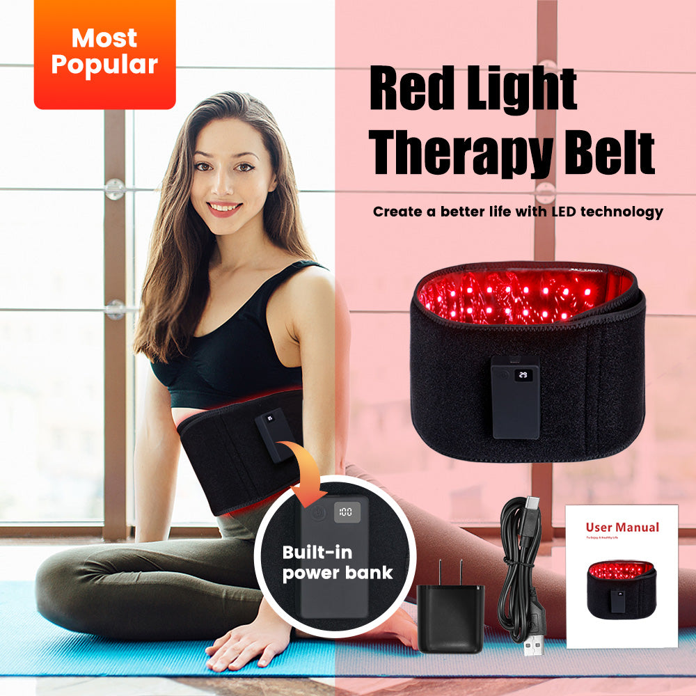 Charged Rechargeable 660 nm / 850 nm LED Therapy Belt