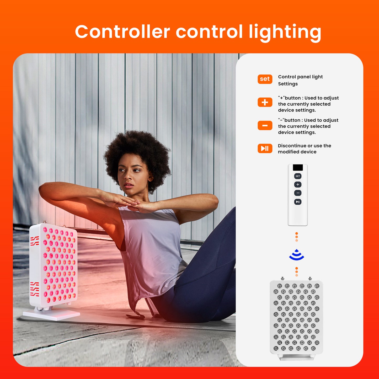 Redipy Red Light Device, 8 in 1 Red Light Panel with 72 Pcs Dual Chips LEDs, Mobile App, Remote, Toucch Screen Control, Timer, Hanging Kit & Adjustable Stand for Home Office & Gym.