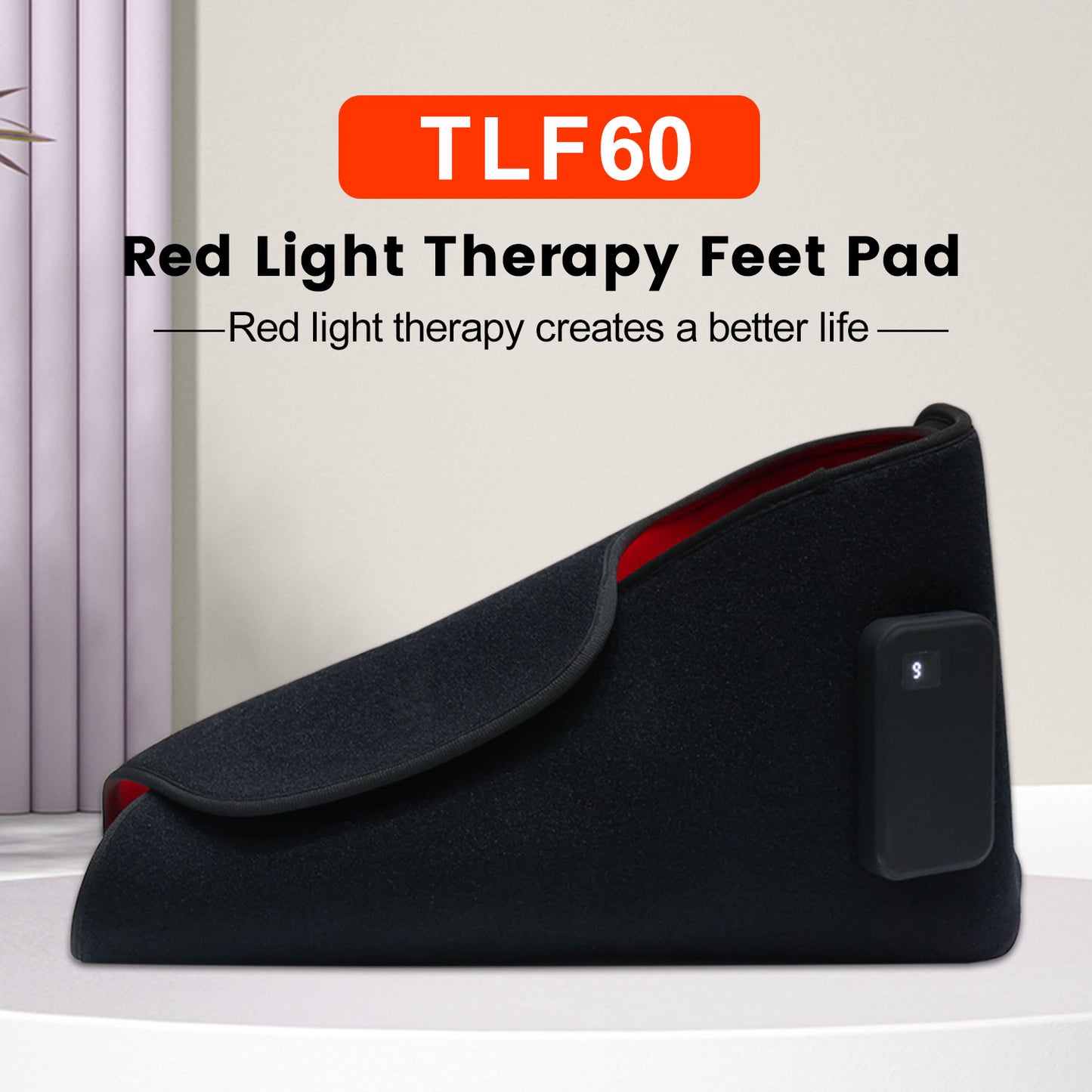 Walk Freely Battery-Powered 660 nm / 850 nm LED Foot Therapy Shoes