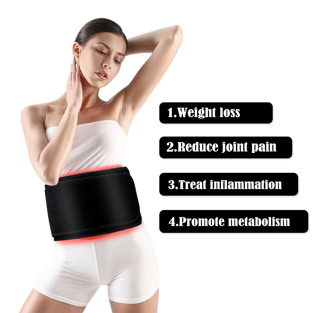 Hands-Free Dual-Wavelength Infrared NIR Red Light Wrap Belt (660 nm & 850 nm)