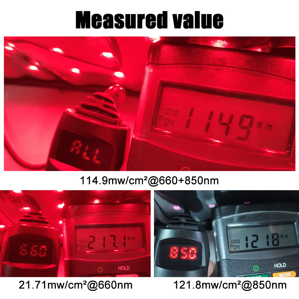 Hands-Free Dual-Wavelength Infrared NIR Red Light Wrap Belt (660 nm & 850 nm)